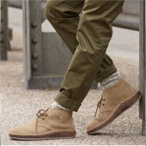 Birkenstock Suede Chukka Boots Milton Tan Unisex 42 Men 9 / Women 11